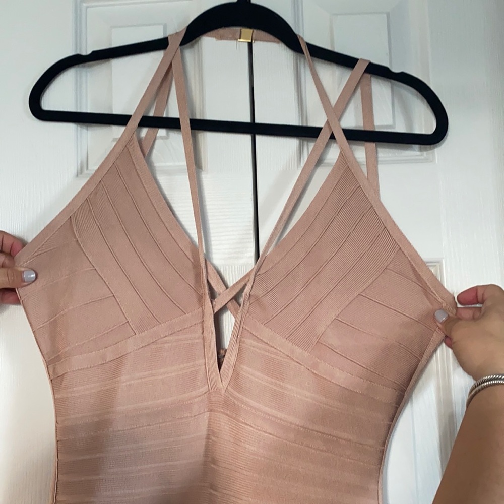 Herve Leger contouring long dress size Medium